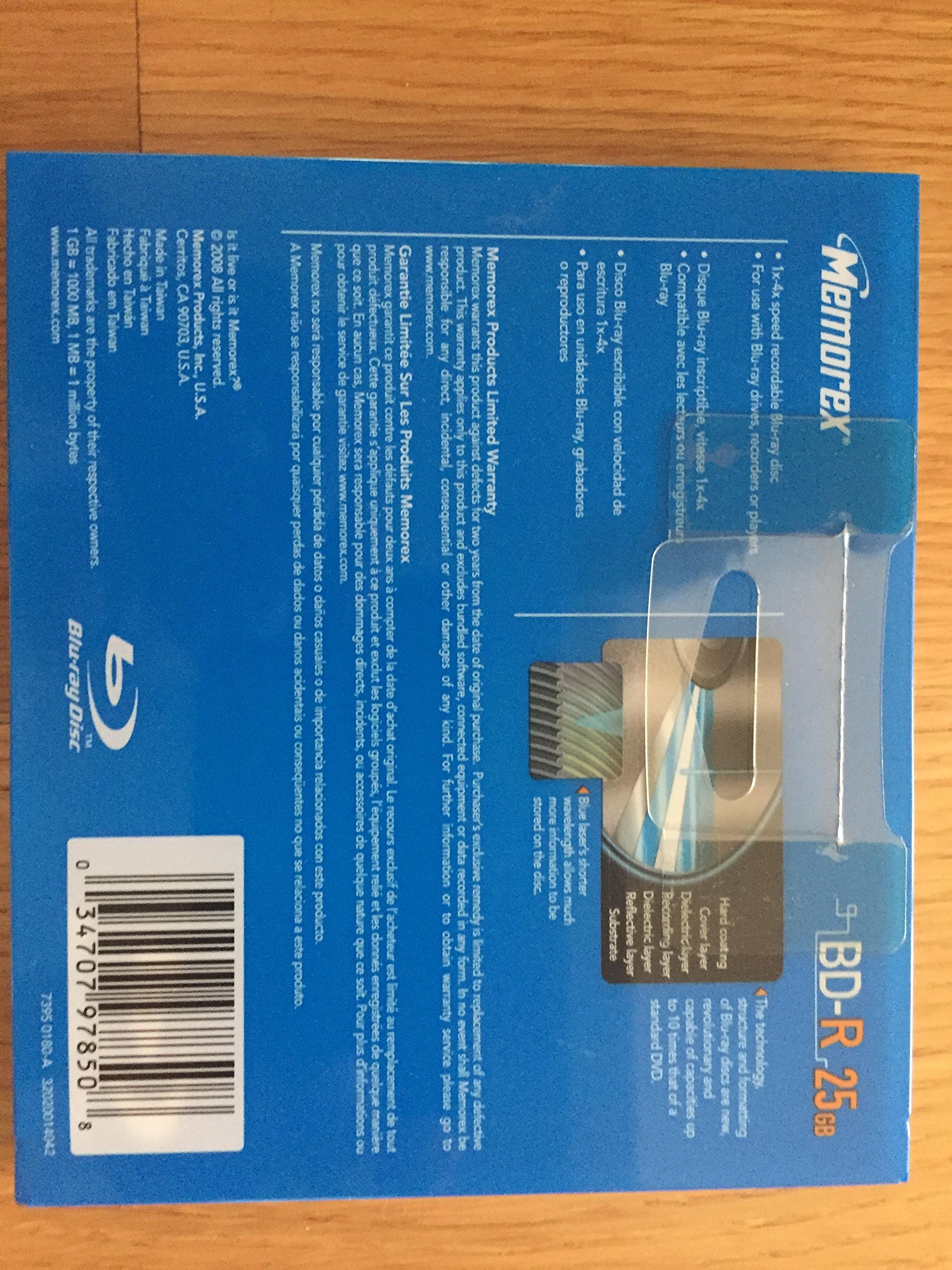 Bd-r 4X, Single Jewel Case : Amazon.ca: Electronics